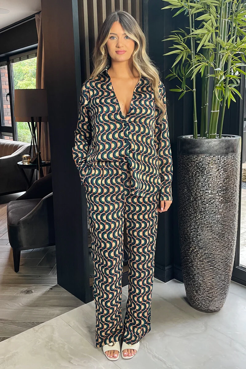 Multi Printed Trousers - Swimclubus