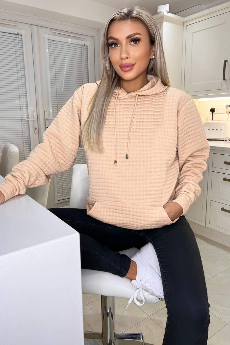 Stone Quilted Hoodie - Swimclubus