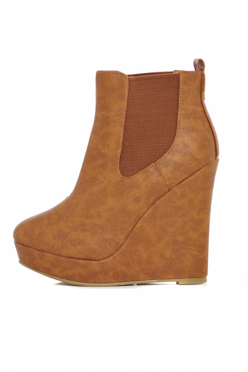 Wedge  Ankle  Boots - Swimclubus