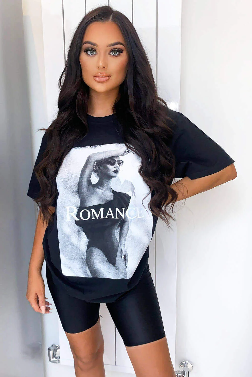 Black Romance Oversized T-Shirt - Swimclubus