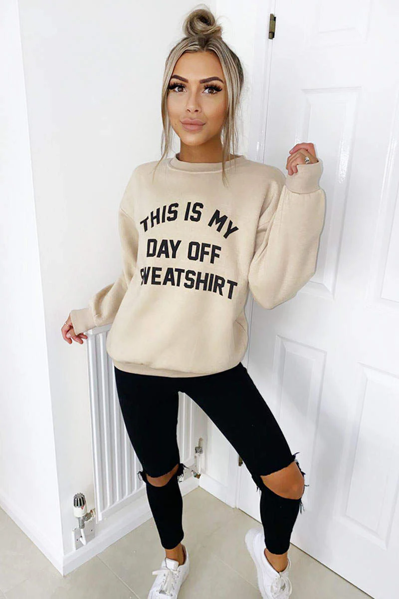 Stone Day Off Sweatshirt - Swimclubus