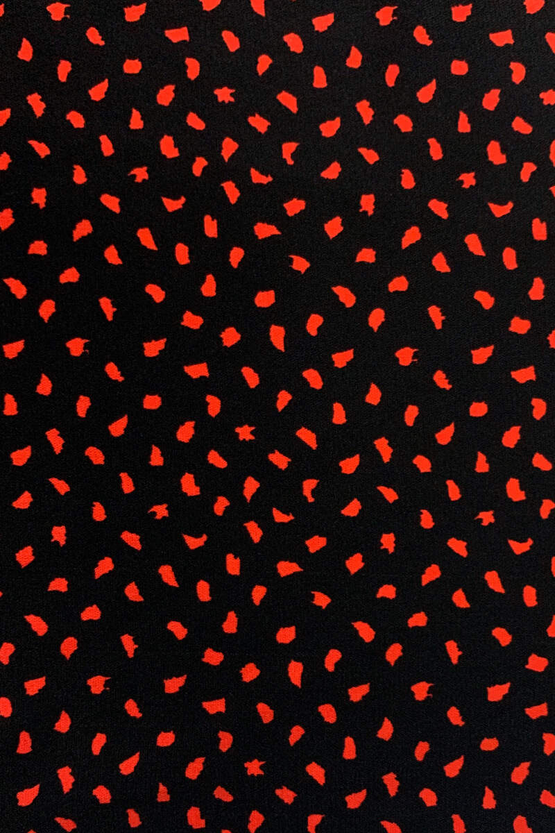 Black and Red Printed Button Up Shirt - Swimclubus