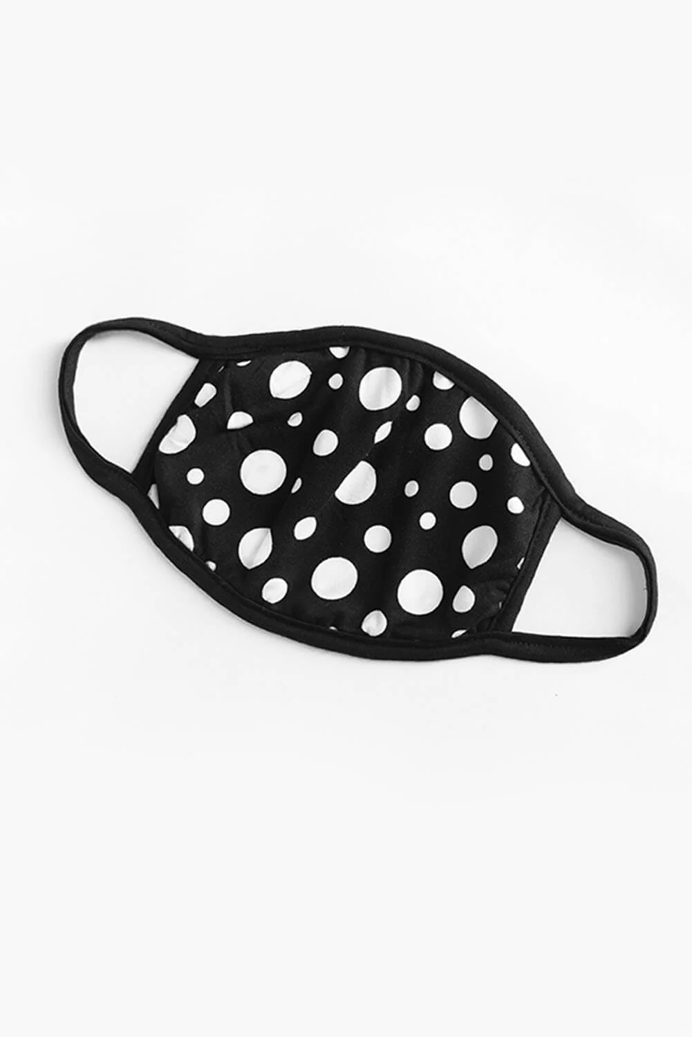 Black Spotty Face Covering - Swimclubus
