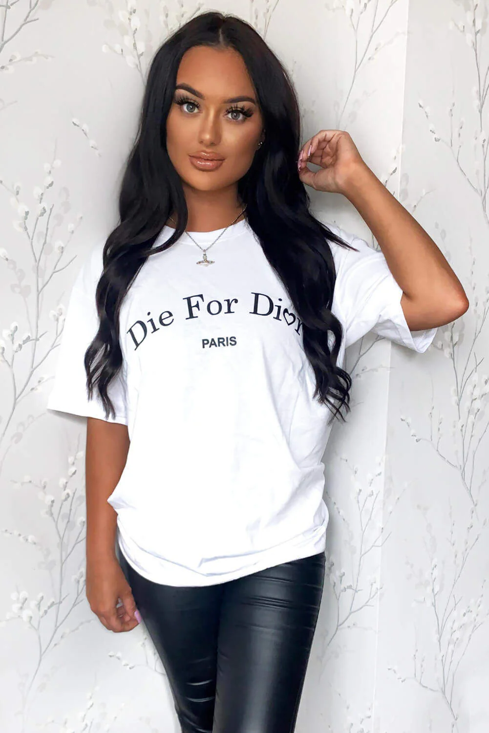 White Die For D T-Shirt - Swimclubus