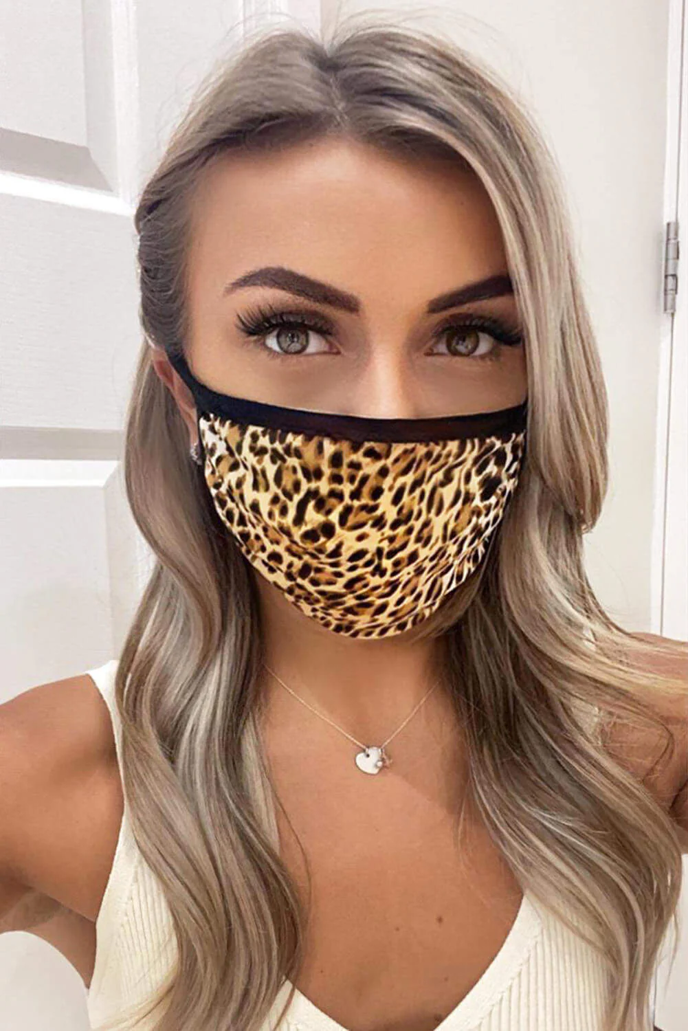 Camel Animal Printed Face Covering - Swimclubus