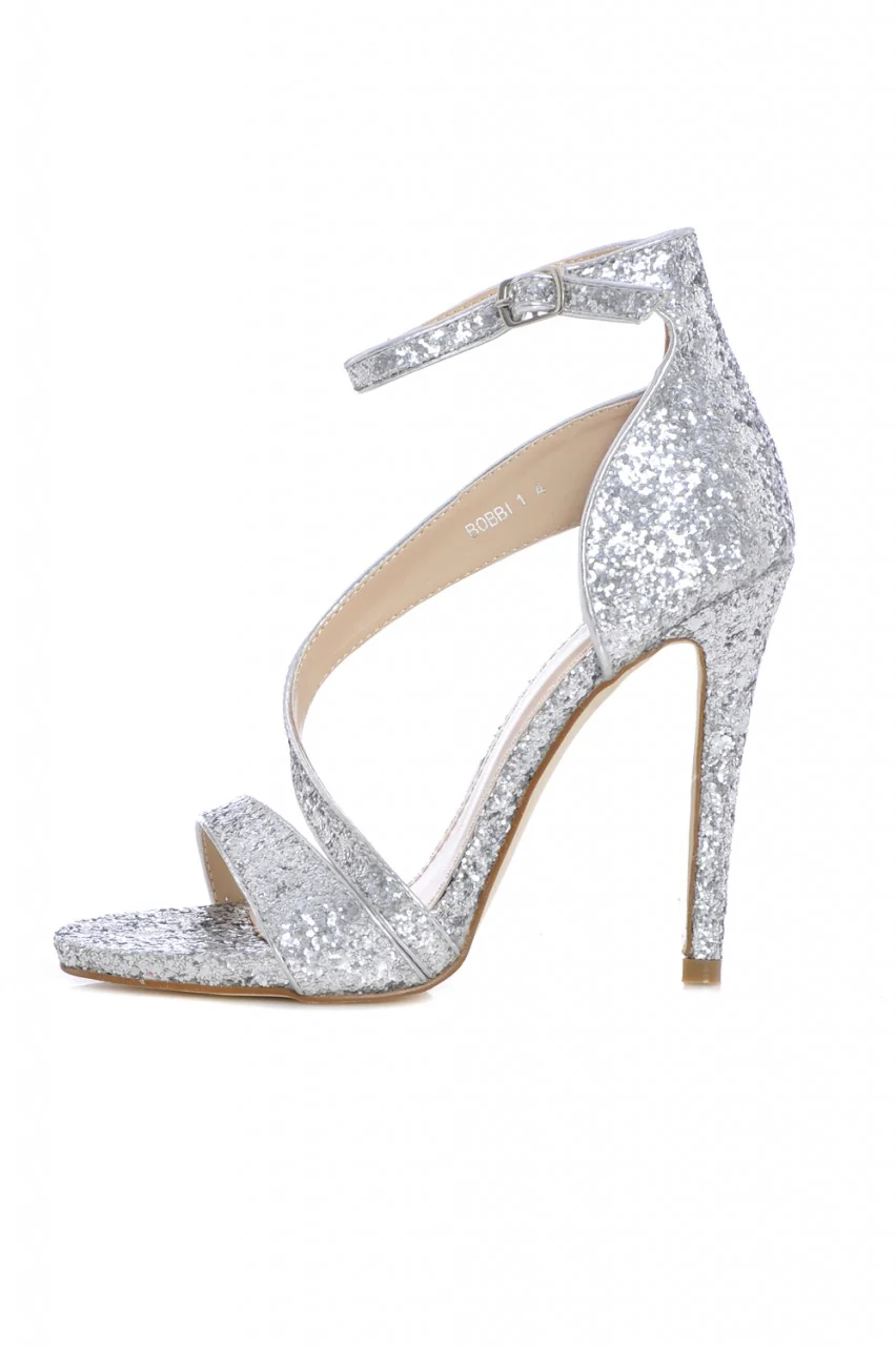 All Over Glitter  Strap Heels - Swimclubus