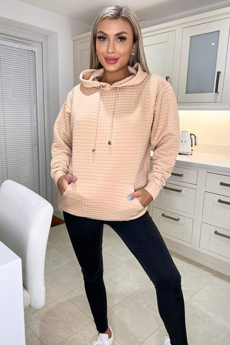 Stone Quilted Hoodie - Swimclubus